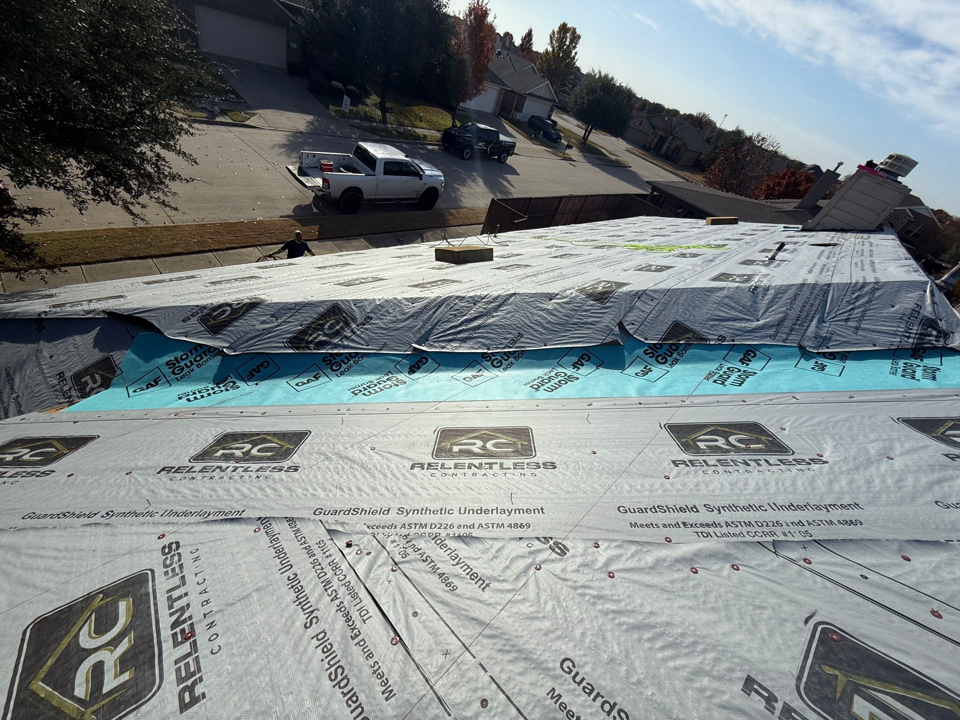 Gallery photos for Comprehensive Roof Protection with RC RELENTLESS and Storm Guard Leak Barrier: Image #1