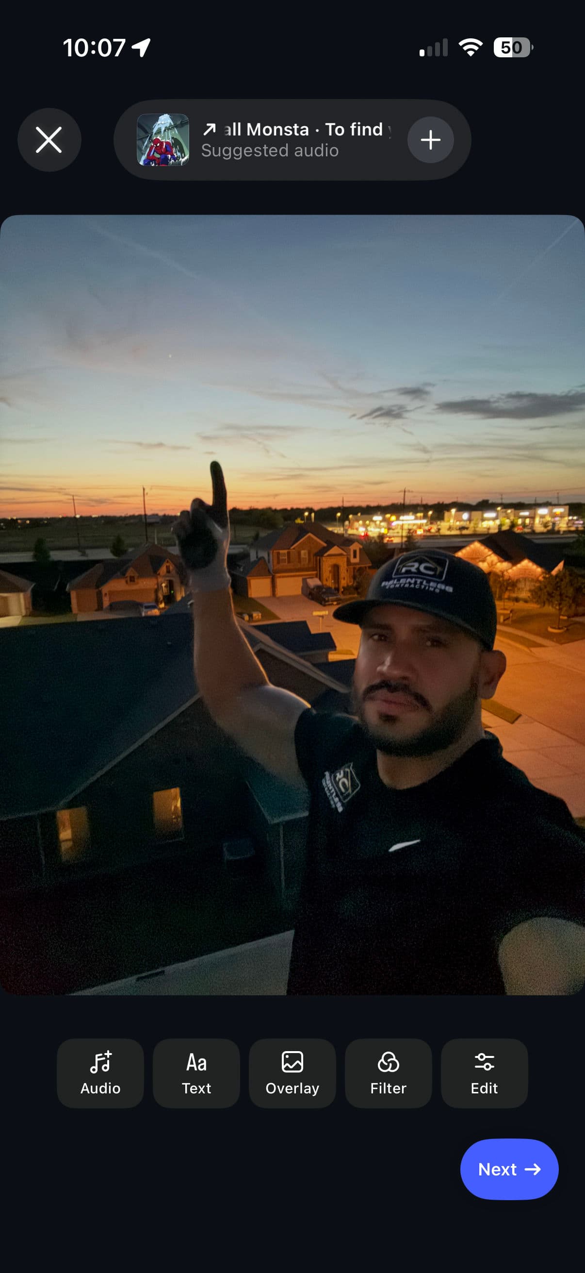 On the Roof Before the Storm Hits image