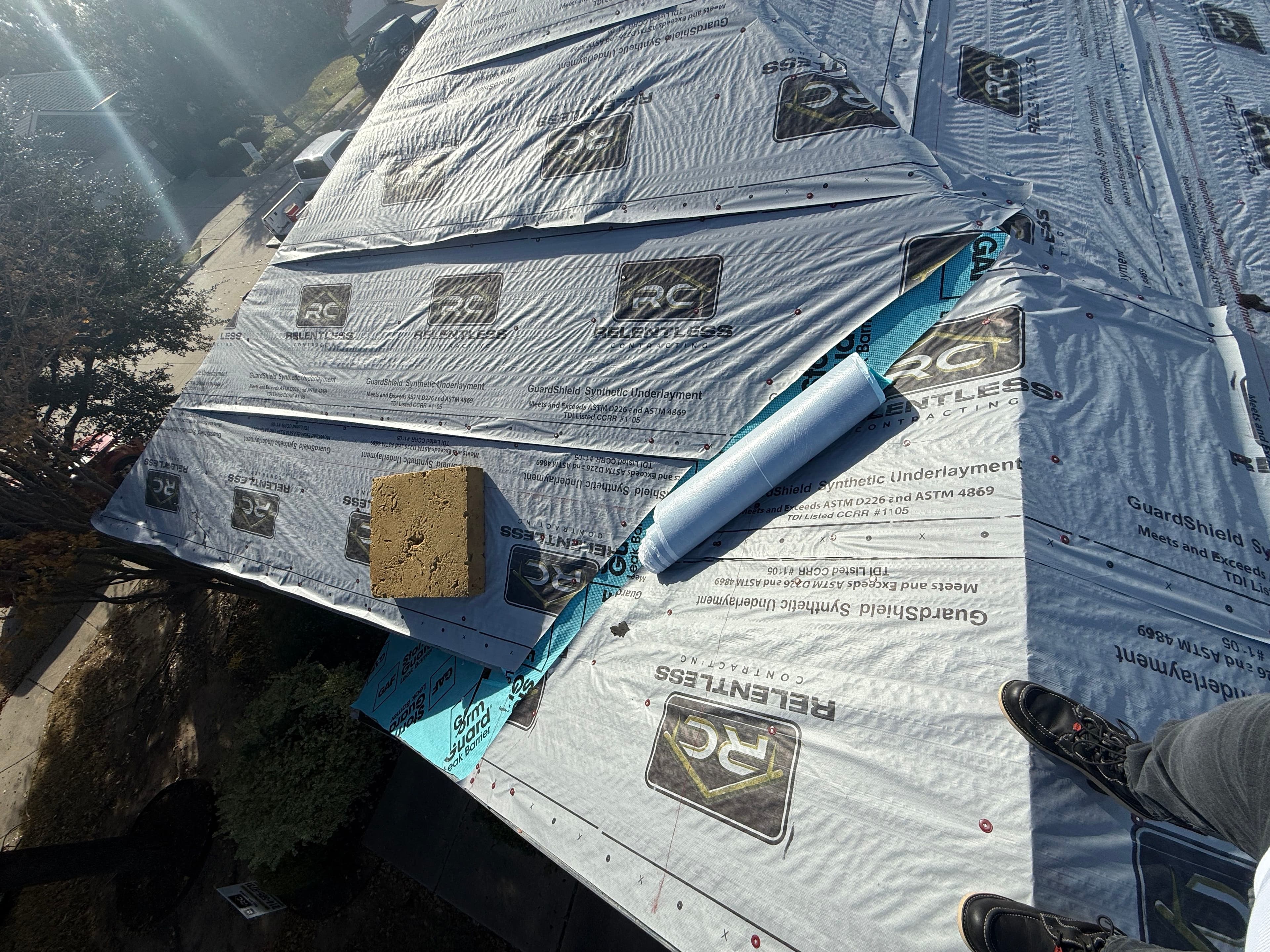 Comprehensive Roof Protection with RC RELENTLESS and Storm Guard Leak Barrier