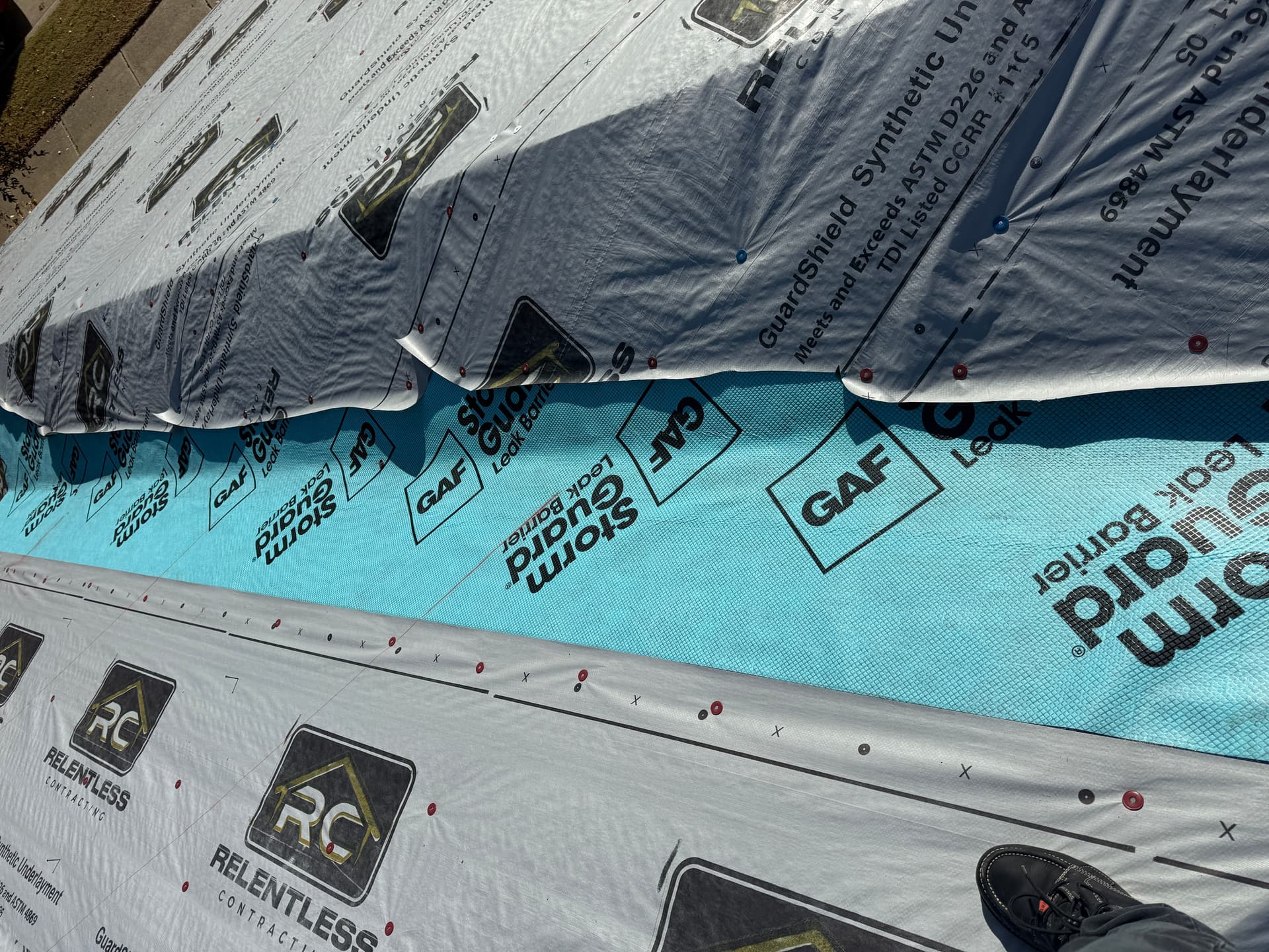 Gallery photos for Comprehensive Roof Protection with RC RELENTLESS and Storm Guard Leak Barrier: Image #4