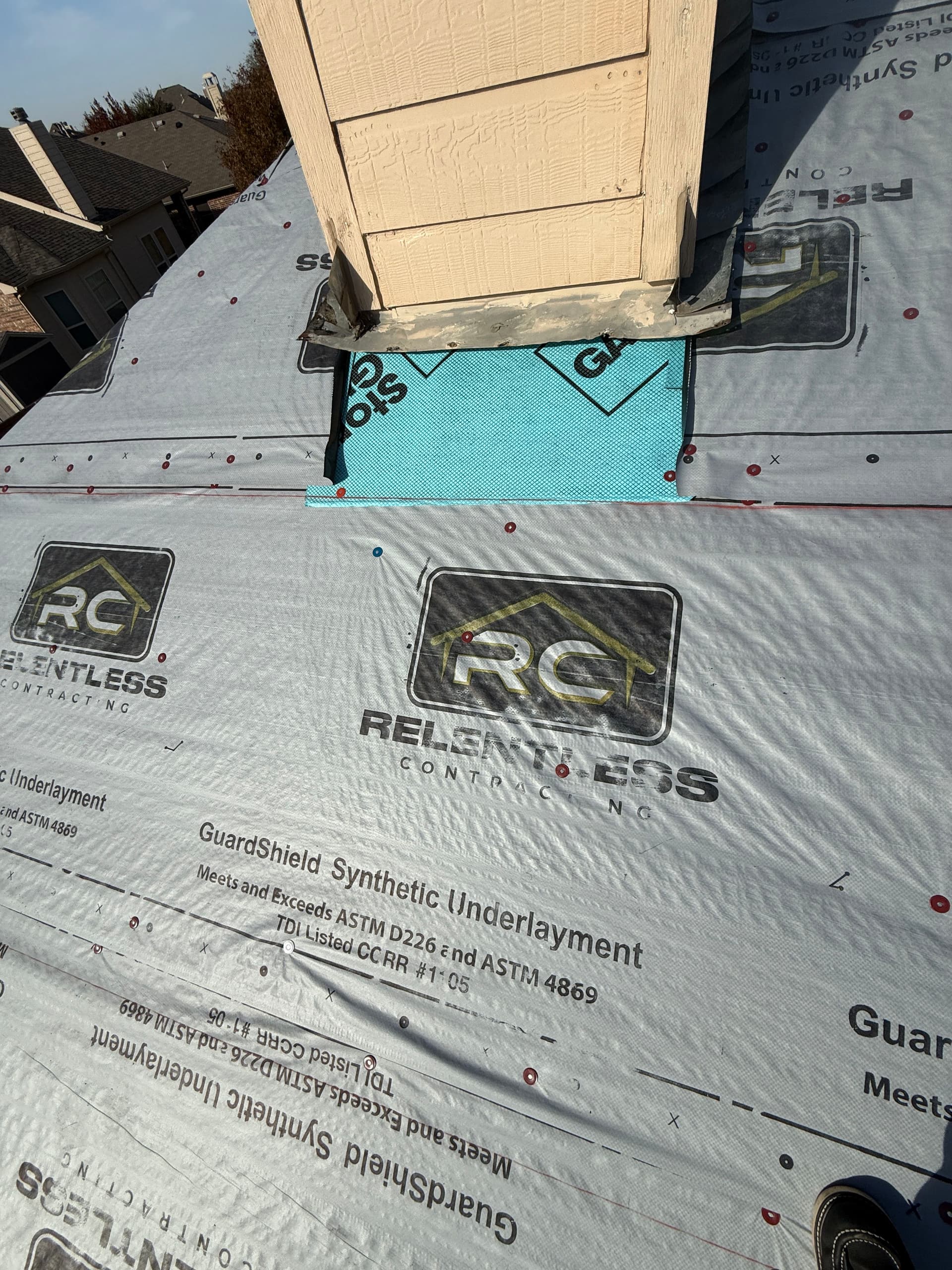 Gallery photos for Comprehensive Roof Protection with RC RELENTLESS and Storm Guard Leak Barrier: Image #3