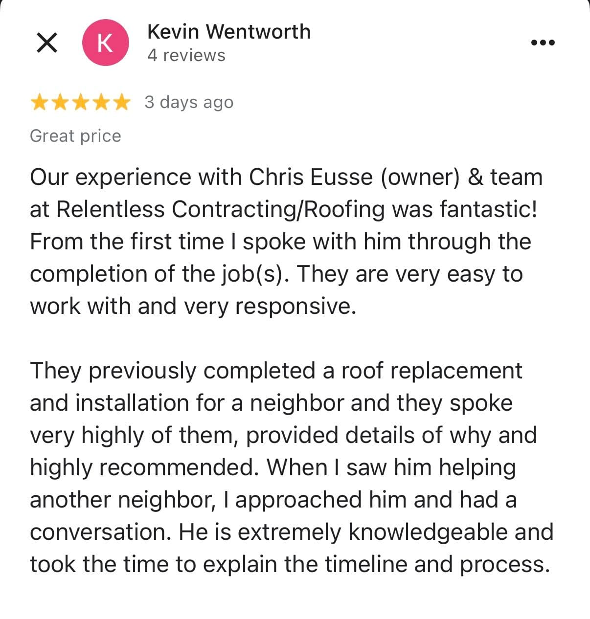 Gallery photos for Expert Roof Replacement and Installation by Relentless Contracting: Image #1