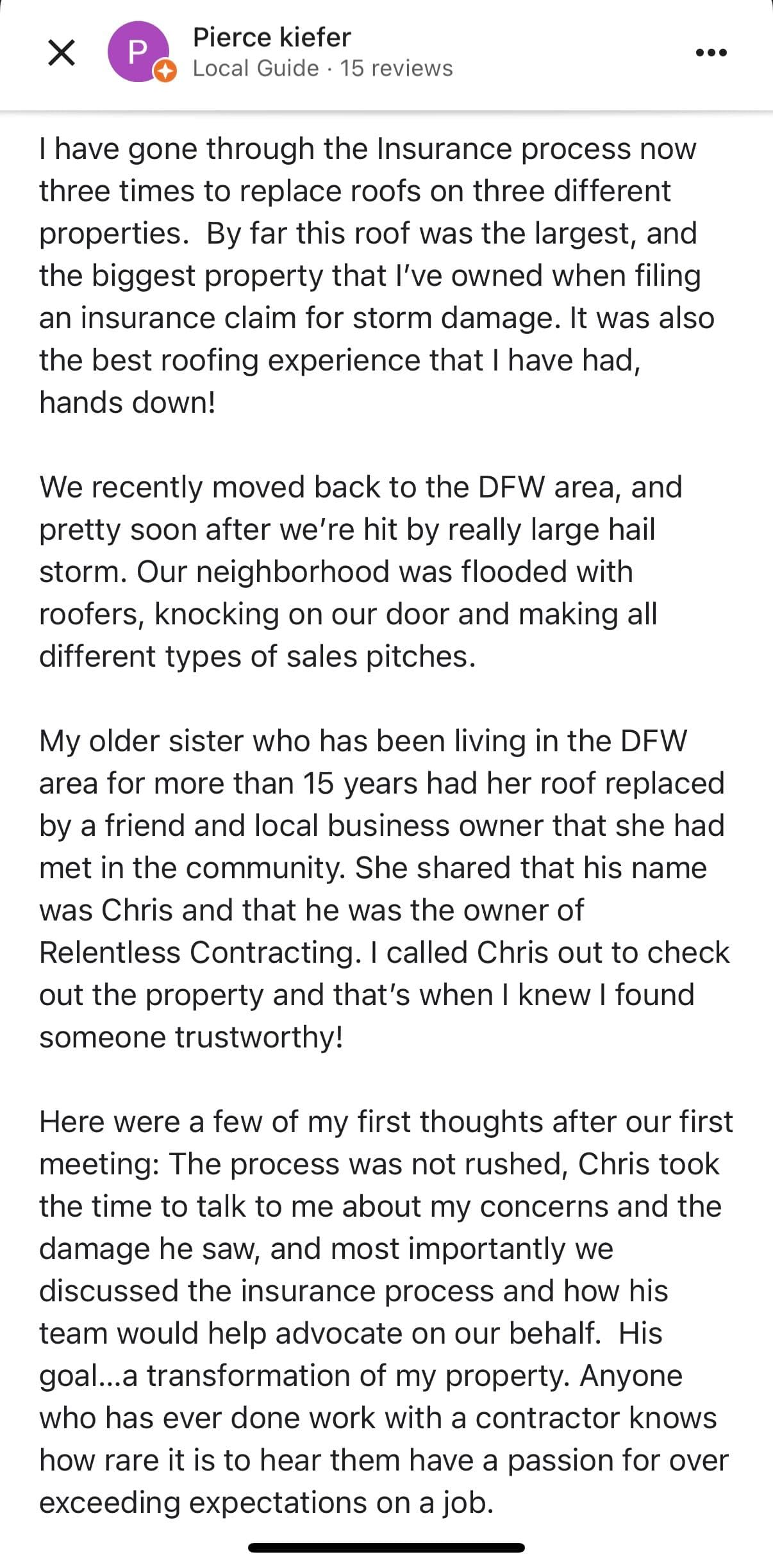 Gallery photos for Client Experience and Quality Roofing in DFW: Image #1