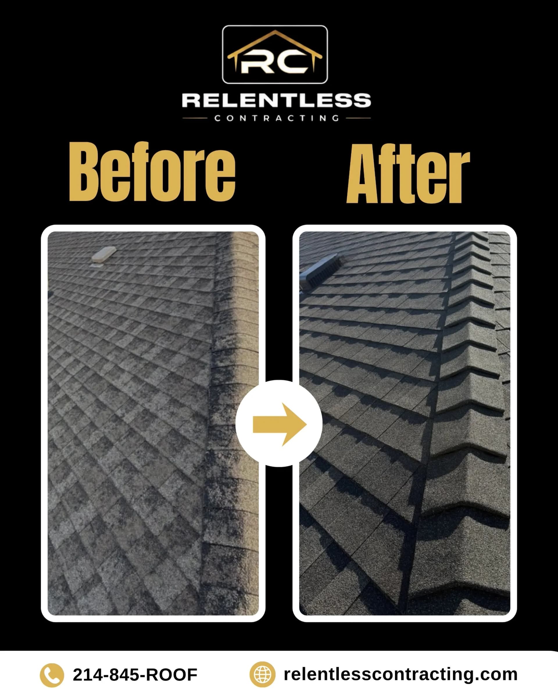 Before and After Roof Replacement Done the Right Way image